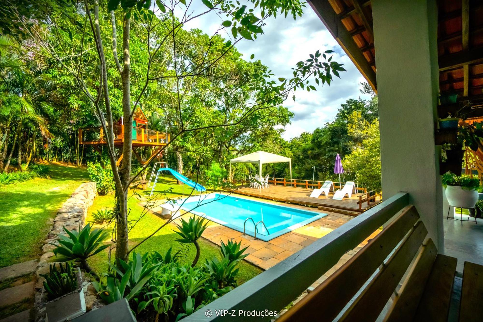 Chacara Atibaia Com Casa Na Arvore Exteriör bild